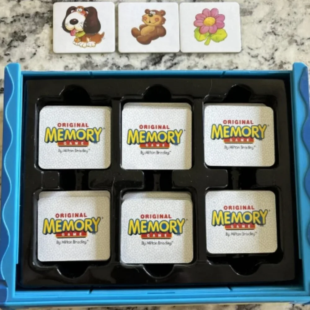 Rare Milton Bradley Memory Game Classic Preschool Collection Bookshelf Ed. 2006